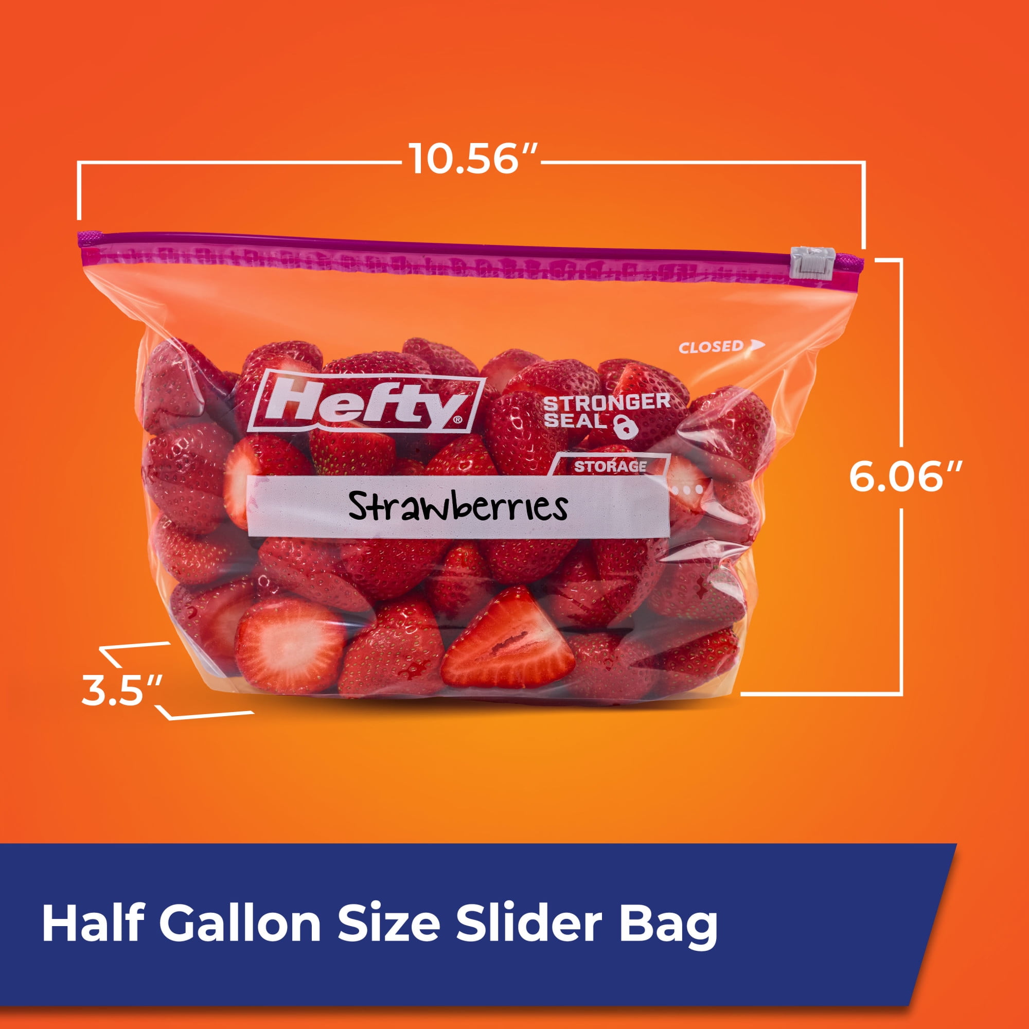 Half Gallon Hefty Zip Lock Bags Hefty Gallon Ziploc Bags Hefty
