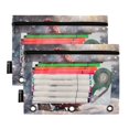 thumbnail image 2 of Dailycode 2 Pack Pencil Pouch for 3 Ring Binder Smooth Zipper Folders with Pockets Clear Window Pencil Case, Dwarf Toy and Snow, 2 of 6