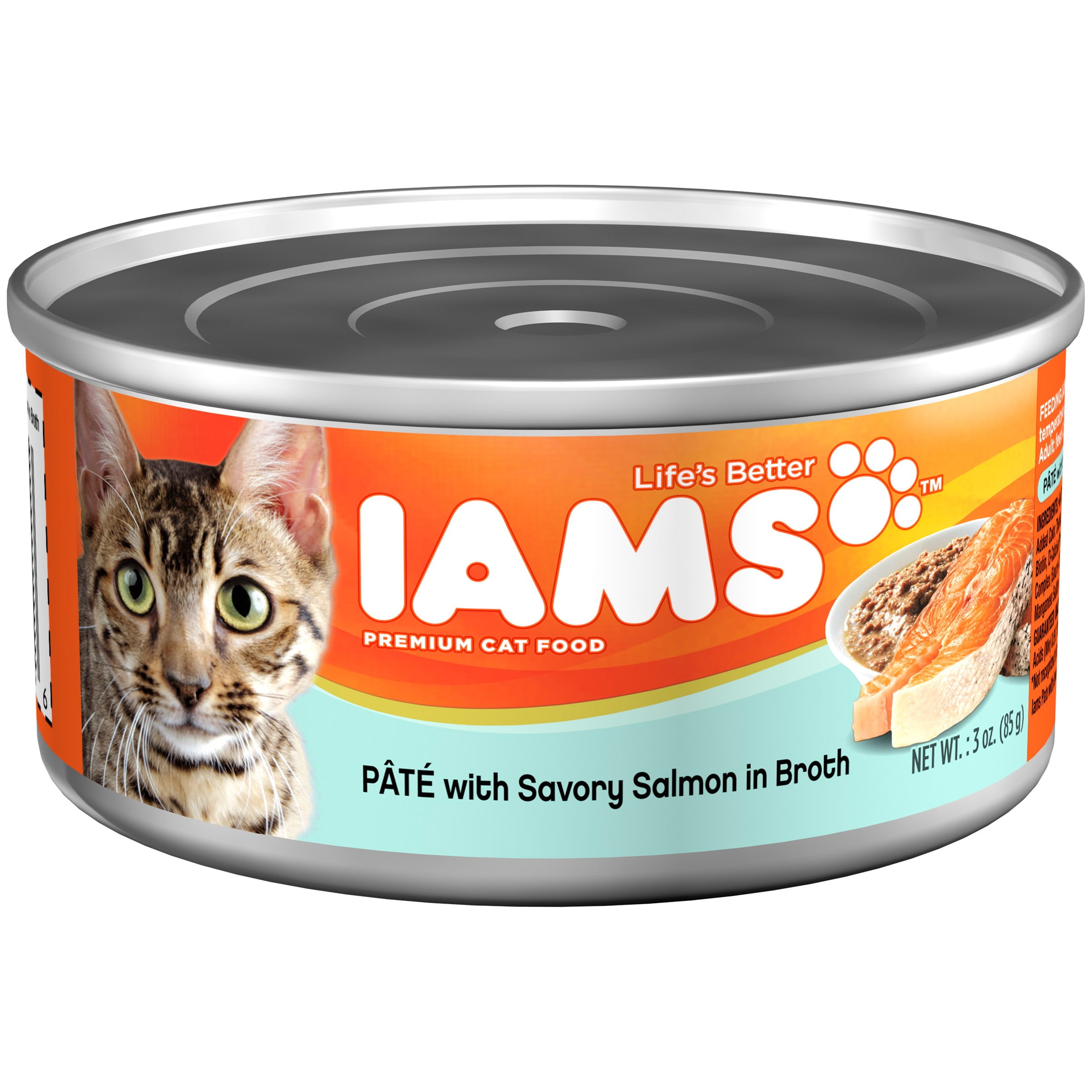 Iams Premium Pate With Savory Salmon Canned Cat Food
