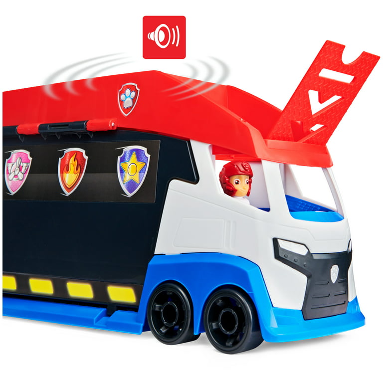 Patrol Rescue Bus Launch Transforming 2-in-1 Track Set Vehicle Toy
