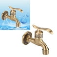 thumbnail image 3 of Grifo de latón para lavadora de estilo antiguo, montaje en pared, grifo de agua fría para lavandería, uso en baño, 3 of 14