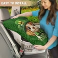 thumbnail image 4 of KUIFORTI St Patricks Day Car Seat Sun Shade Cover Baby, Cute Dog Car Seat Protector, Reflective Heat Protector for Keeping Infant Car Seat Cool, Easy to Install, 4 of 7