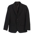 thumbnail image 2 of Boltini Italy Kids Formal Boys Suit Set - 5PC- Jacket, Shirt, Tie, Vest, Pants (Black, 14), 2 of 5