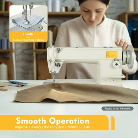 Fichiouy Automatic Lockstitch Leather Sewing Machine Industrial Leather Stitching Device