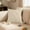 Beige, variant on Uuiauoio Easter Egg Faux Wool Throw Pillow Covers 18x18 Inches Soft Fuzzy Velvet Spring Pillow Covers Embroidered Holiday Pillowcases for Bedroom Decor