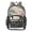 Light Pink Lotus, variant on PVC Transparent Backpacks Clear Backpack for Travel and Outings Abstract Leaves