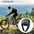 thumbnail image 2 of Sombrero de ciclismo Unique Bargains Mantener Caliente Protección de Oídos Forro de Casco Poliéster Felpa Marino 12.8"x12.8" 1 Pc, 2 of 6