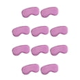 thumbnail image 2 of Guardurnaity Cubierta para los ojos, correa ajustable, venda para los ojos, bloqueo de luces, cómodo, flexible al tacto, accesorios de viaje, venda Violeta 10Conjunto, 2 of 6