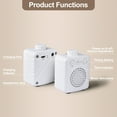 thumbnail image 3 of Fansbe Sleep Small Adults Sound Machine Travel Size, White Noise Machine Home Baby Portable(White), 3 of 5