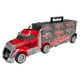 thumbnail image 1 of Camión de juguete 6 en 1 de metal fundido, camión de juguete para niños, vehículo en camión transportador, juego de vehículos de juego Camiones de bomberos, 1 of 9