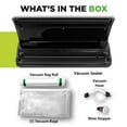 thumbnail image 3 of NutriChef Food Vacuum Sealer Machine, Stainless Steel & ABS Body, Automatic Sealing System for Dry and Moist Foods, LED Touch Controls, Includes Bags, 3 of 8