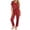 Red, variant on Enjoytime Pajamas for Women Floral Print Round Neck Short Sleeve Ruffle 2 Piece Lounge Set Cute Soft Casual Sleepwear