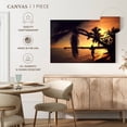 thumbnail image 5 of Elephant Stock Beach Jog At Punta Cana Wall Art - Horizontal Canvas Wall Art - Living Room Wall Decor - Beach Canvas - Brown And Orange Decor - 51" x 34", 5 of 8