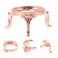 thumbnail image 2 of 2 pcs Crystal Ball Stand Desktop Crystal Sphere Stand Metal Crystal Ball Display Stand, 2 of 8