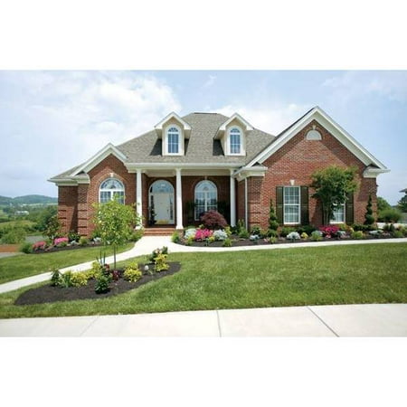 TheHouseDesigners-2932 Southern House Plan with Basement Foundation (5 Printed Sets)