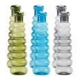 thumbnail image 1 of oliveware Premium Plastic Water Bottle, 1L, Set of 6, Multicolour, 1 of 1