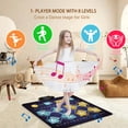 thumbnail image 6 of Kids Dance Mat Toys, Double Dance Pad with Light-up, Electronic Dacing Mat with 8 Levels Music Dance Game Toy for Girls & Boys Gifts for 3 4 5 6 7 8 9 10+ Year Old, 6 of 8