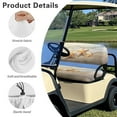 thumbnail image 6 of Uorisanigo Beach Starfish Universal Golf Cart Seat Covers Anti-Hot Golf Cart Seat Cushions Front Washable Golf Cart Seat Protector Fit for EZGO/Yamaha/Club Car and More Golf Carts, 6 of 7
