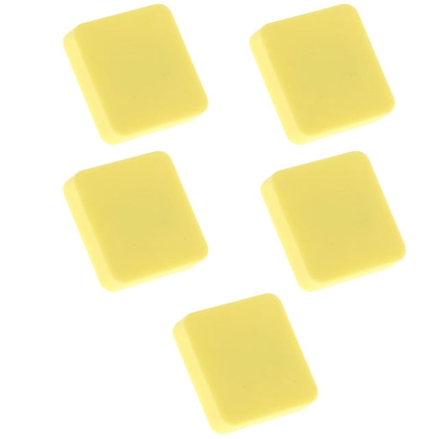 Manija de cajón de dibujos animados perfecl 5pcs Guardarropa Cuadrado amarillo