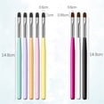 thumbnail image 2 of Nail Diy Tool Brush Multicolor Gradient Round Head Dyeing Pen Gel Nail Brush Gel Brush Nail Art Tips Brush Nail Painting Brush Pen Set For Home And Salon Use, 2 of 6