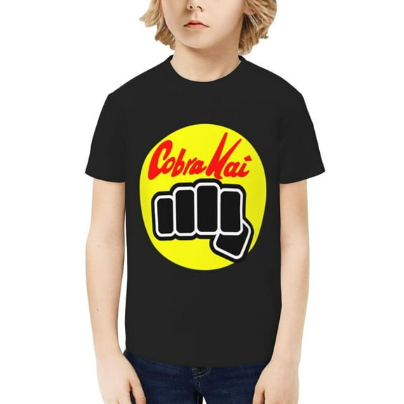 Cobra Kai Kids T-Shirt 3d Printed Graphic T-Shirts Boys And Girls Short Sleeve Shirts For Youth Kids X-Small
