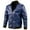 Black, variant on uikmnh Coats for Men's Motorcycle Leather Fashion Leather Jacket Spring and Fall Casual Leather Jacket Size:2XL