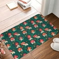 thumbnail image 4 of Rateoe Mushroom House Pattern Flannel Door Mat Indoor Outdoor Entrance, Waterproof All-Weather Doormat,Fade Resistant, Low Profile Entryway Mat 16x24in, 4 of 7