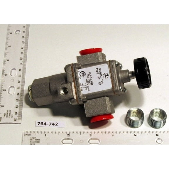 White Rodgers New 764-742 Gas Fireplace Valve Thermocouple Operated, 20-30 mV, 1/2" x 1/2" Handling