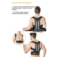 thumbnail image 3 of Back Brace Posture Corrector For Women And Men Back Lumbar Support Shoulder Posture Support For Improve Posture Provide And Back Pain Relief (large) [, 3 of 3