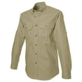 thumbnail image 2 of TAG Safari Men's Safari Long Sleeve Shirt w Chest Pockets (Khaki, Small), 2 of 4