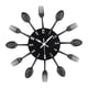 thumbnail image 4 of Reloj de pared creativo perfecl de Acero inoxidable decorativo silencioso negro, 4 of 8