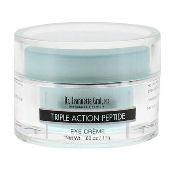 Dr. Jeannette Graf MD Crème pour les Yeux Peptide Triple Action, 0.60 oz