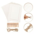 thumbnail image 2 of MIANGASTORE 20pcs Paper Picture Frames Paper Photo Frame Wall Collage Photo Display Frames, 2 of 8