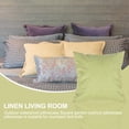 thumbnail image 5 of 2pcs Linen Waterproof Pillowcase Throw Pillow Cover Sofa Pillowcase for Outdoor, 5 of 6