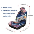 thumbnail image 5 of Pofeuu Colorful Sushi Food Art Print Automotive Car Seat Covers Flat Cloth Full Set Seat Covers,Car Seat Covers front seats for Cars Trucks and SUVs-1, 5 of 9