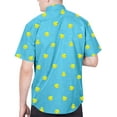 thumbnail image 5 of Men’s Rubber Duck Button Up Shirt – Funny Novelty Ducky Print Top – Casual Short Sleeve Vacation & Gift Shirt, 5 of 6