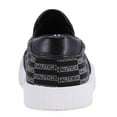 thumbnail image 3 of Nautica Kid's Slip-On Casual Shoe Athletic Sneaker Youth-Toddler Akeley Boy Girl Big Kid-Little Kid-Toddler-Cuanza-Black Canvas Logo-1, 3 of 6
