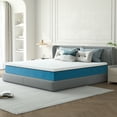 thumbnail image 2 of Short Queen Mattress, 10'' Medium Gel Memory Foam Mattress in a Box, Breathable & Comfortable, Adult, 2 of 5