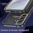 thumbnail image 5 of JETech Case for Samsung Galaxy A55 5G, Non-Yellowing Shockproof Bumper Protective Phone Cover, Anti-Scratch Hard PC Back (Black), 5 of 6
