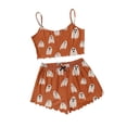 thumbnail image 3 of Halloween Under $ 10 Women Pajama Sets Womens Cotton Vest Set Shorts Print Home Sleepwear Pajama Sets for Women 2 Piece, 3 of 3