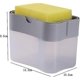 thumbnail image 2 of Automatic Liquid Adding Box Press Out Scouring Pad Injector Dishwashing Pot Brush Soap Lye Box Household Kitchen Cleaner Tools (Color : Gray), 2 of 5