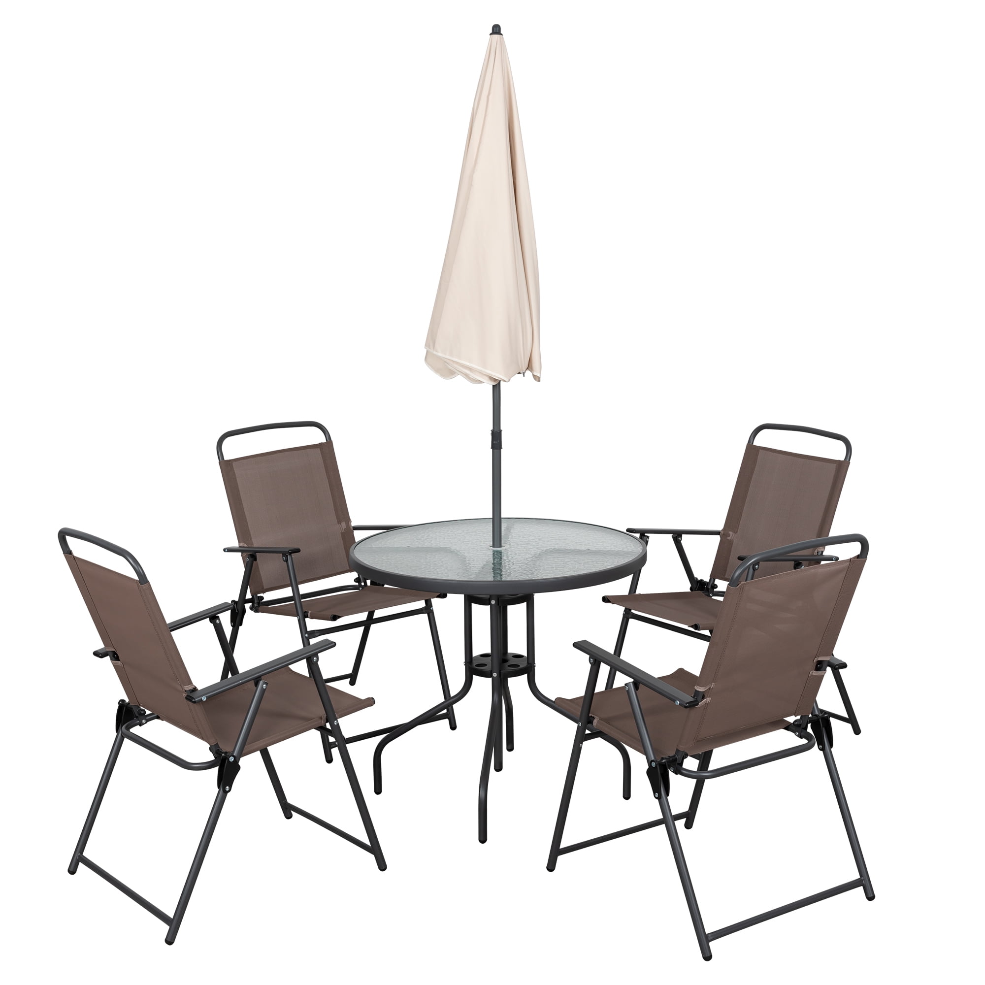 brown patio table 6 seater with umbrella KINGYES All Weather Outdoor Dining Hole, HDPE Rectangular Table for Backyard, Garden, Porch, Deck, : Home & Kitchen ergonomic high Umbrella 6-Person Patio Dining Sets