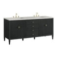 thumbnail image 7 of James Martin Vanities 72" Double Vanity, Carbon Oak w/ 3 CM Eternal Jasmine Pearl Quartz Top, 7 of 7