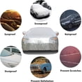 thumbnail image 3 of Car Cover Straps Wind Protector,3Pcs Elastic Adjustable Rope Protect Your Car Cover from Blowing Off in High Winds, Universal Fit, 3 of 8