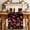Black, variant on Red Poppy Table Runner 90 Inches, Spring Summer Flowers Botanical Watercolor Bed Runner Dresser Scarves Tabletop for Indoor Outdoor Parties/Ceremony/Banquet, 13" x 90"