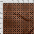 thumbnail image 2 of oneOone Georgette Viscose Fabric Check Ikat Decor Fabric Printed BTY 42 Inch Wide, 2 of 4