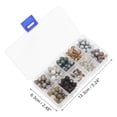 thumbnail image 7 of Unique Bargains 8mm Round Glass Beads for Bracelets, 200 Pcs for Jewelry Making Gray, 7 of 7