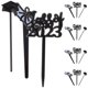 thumbnail image 1 of unbranded 30Ud Topper Para Pastel Graduación 2023 Color Negro Temático Elegante Y Práctico, 1 of 7
