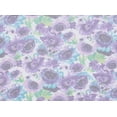 thumbnail image 2 of Zelouf Floral Print On Mjc  , Sewing, DIY, Crafts Fabric by the Yard, Purple/green, 7 Yard, 2 of 2