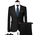 thumbnail image 1 of Blazers-Conjunto de 2 piezas para hombre, traje informal de negocios, chaqueta, abrigo, pantalones, M-6XL, novedad de 2023, 1 of 5